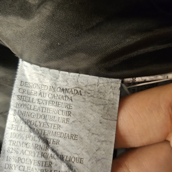 90s Vintage Black Leather Genuine Leather Jacket - Picture 8 of 10